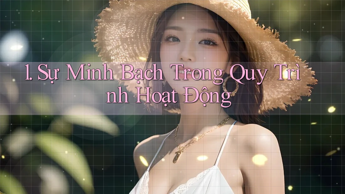 1. Sự Minh Bạch Trong Quy Trình Hoạt Động 1. Sự Minh Bạch Trong Quy Trình Hoạt Động