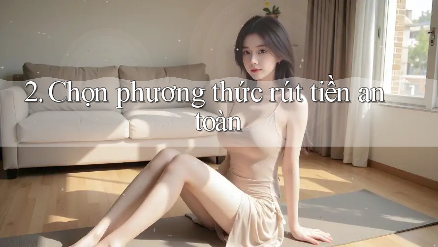 2. Chọn phương thức rút tiền an toàn 2. Chọn phương thức rút tiền an toàn