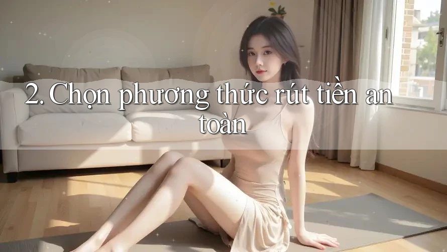 2. Chọn phương thức rút tiền an toàn