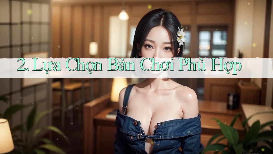 2. Lựa chọn bàn chơi phù hợp 2. Lựa chọn bàn chơi phù hợp