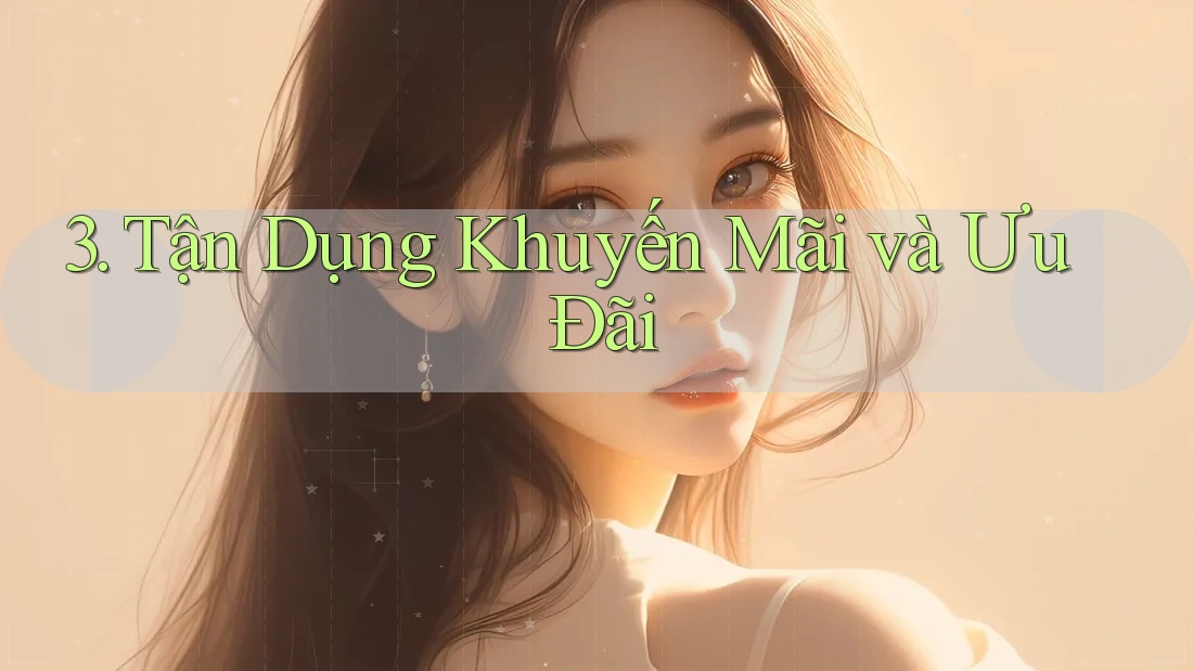 3. Tận Dụng Khuyến Mãi và Ưu Đãi