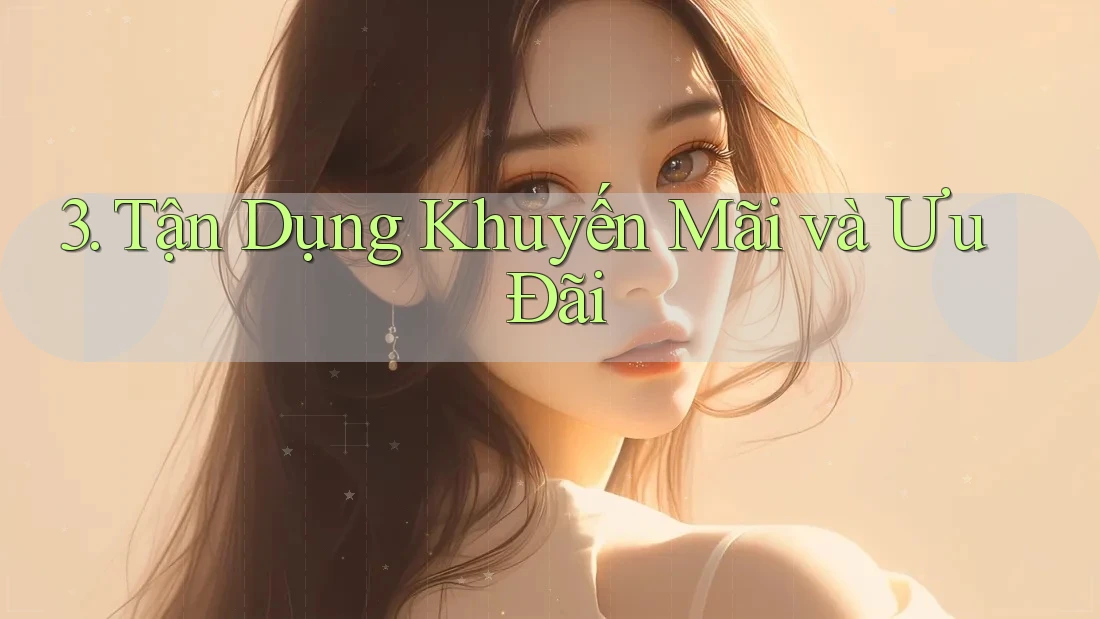 3. Tận Dụng Khuyến Mãi và Ưu Đãi