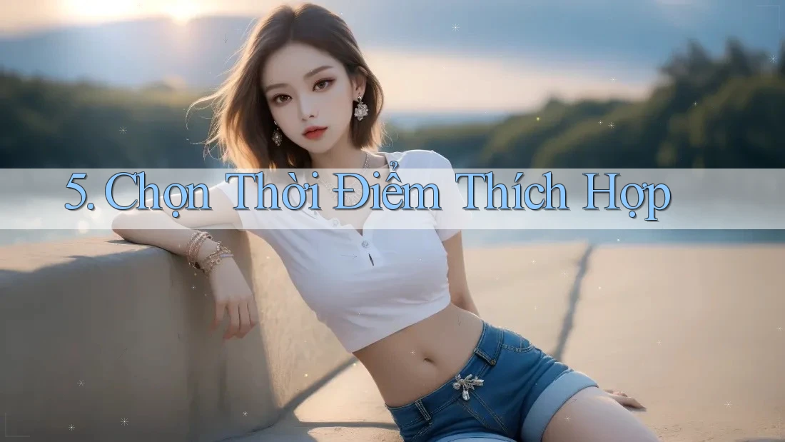 5. Chọn Thời Điểm Thích Hợp 5. Chọn Thời Điểm Thích Hợp