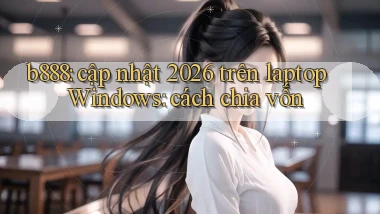 b888 cập nhật 2026 trên laptop Windows cách chia vốn