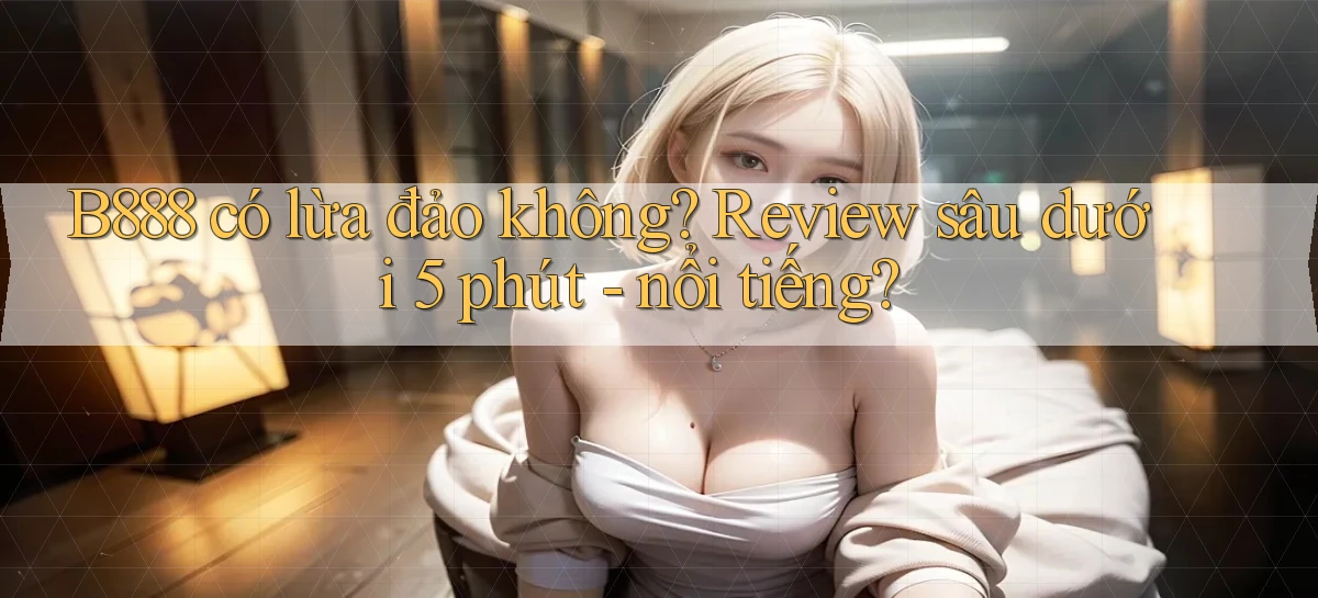 B888 có lừa đảo không review sâu dưới 5 phút   nổi tiếng