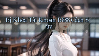 bị khóa tài khoản b888 cách sửa