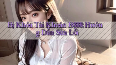 bị khóa tài khoản b888 hướng dẫn sửa lỗi