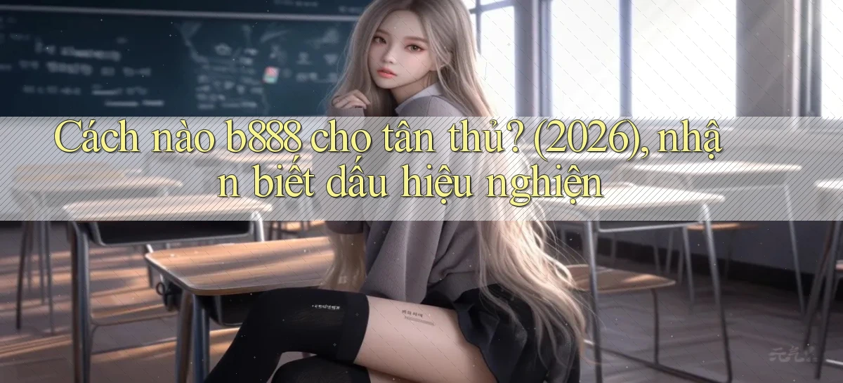 Cách nào b888 cho tân thủ (2026), nhận biết dấu hiệu nghiện