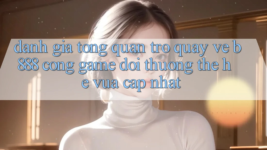 Đánh giá tổng quan trở quay về b888 – Cổng game đổi thưởng thế hệ vừa cập nhật Đánh giá tổng quan trở quay về b888 – Cổng game đổi thưởng thế hệ vừa cập nhật