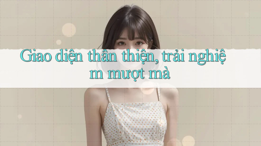 Giao diện thân thiện, trải nghiệm mượt mà
