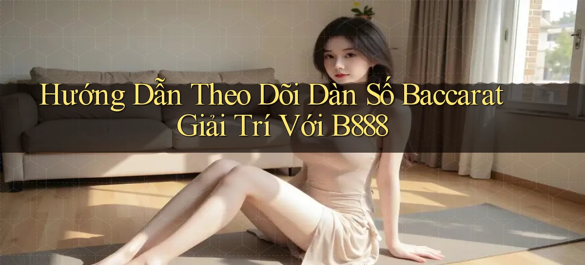 hướng dẫn theo dõi dàn số baccarat giải trí với b888