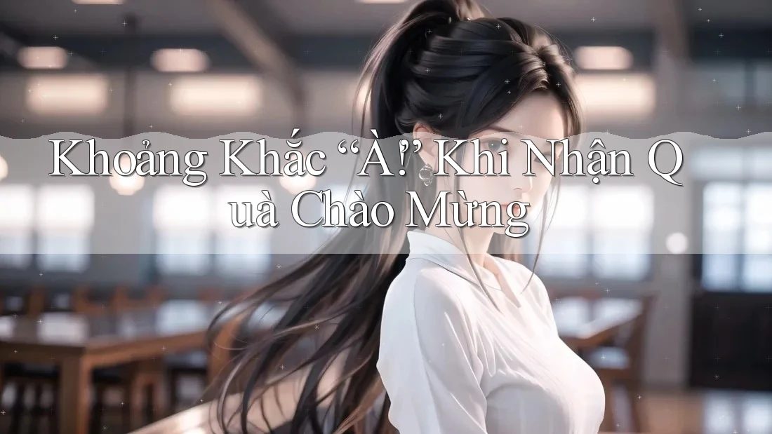 Khoảng Khắc “À!” Khi Nhận Quà Chào Mừng Khoảng Khắc “À!” Khi Nhận Quà Chào Mừng