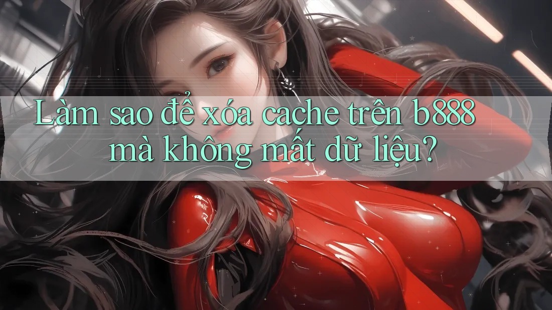 Làm sao để xóa cache trên b888 mà không mất dữ liệu? Làm sao để xóa cache trên b888 mà không mất dữ liệu?