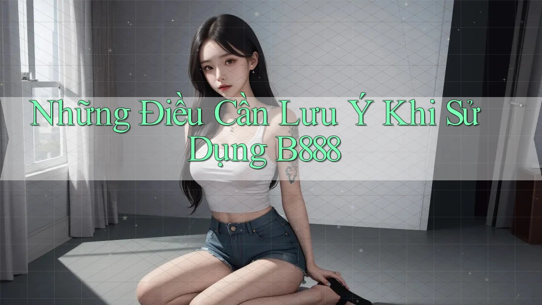 Những Điều Cần Lưu Ý Khi Sử Dụng B888
