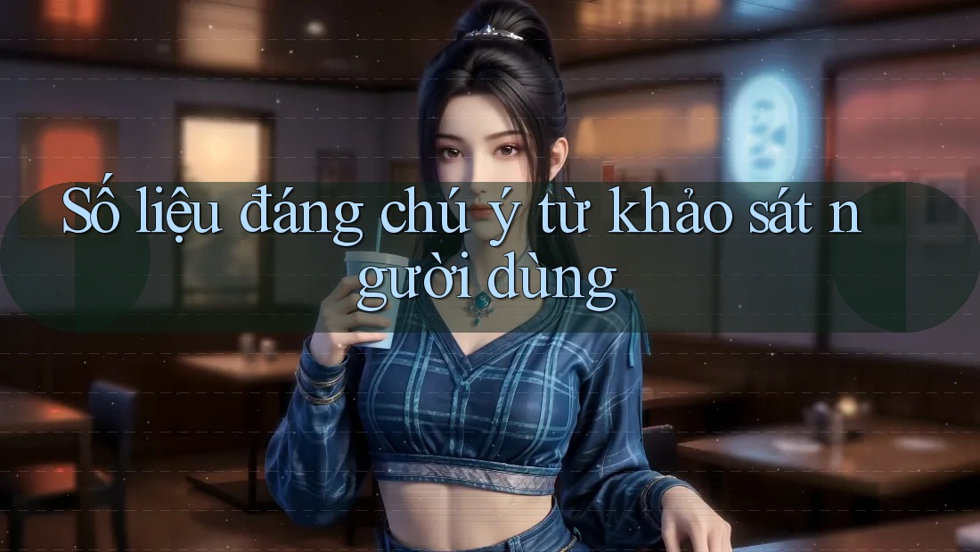 Số liệu đáng chú ý từ khảo sát người dùng Số liệu đáng chú ý từ khảo sát người dùng
