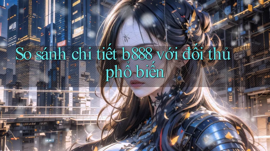 So sánh chi tiết b888 với đối thủ phổ biến So sánh chi tiết b888 với đối thủ phổ biến