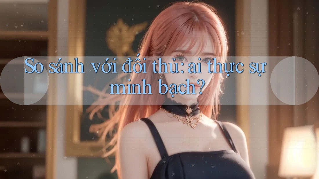 So sánh với đối thủ - ai thực sự minh bạch?