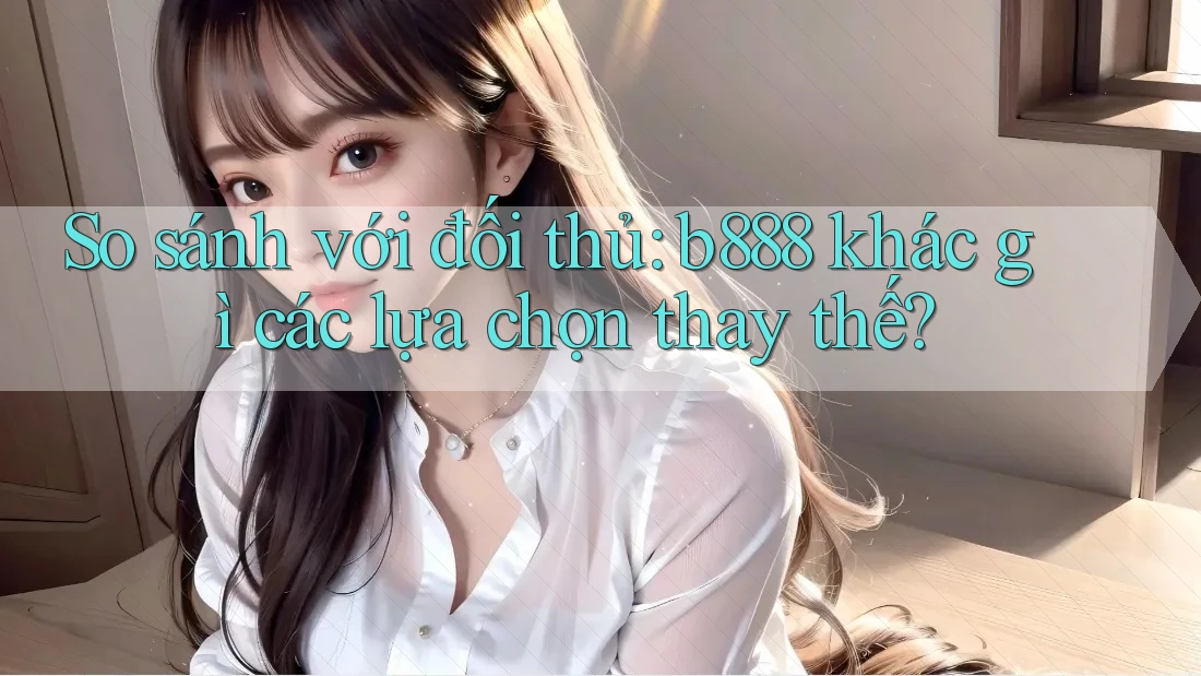 So sánh với đối thủ: b888 khác gì các lựa chọn thay thế? So sánh với đối thủ: b888 khác gì các lựa chọn thay thế?