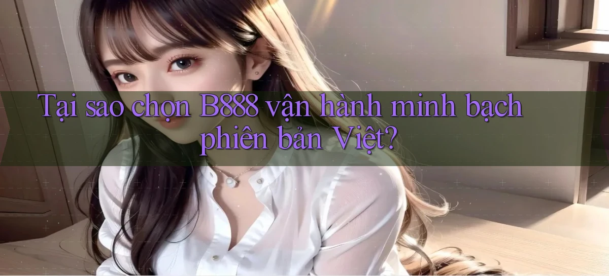 tại sao chọn b888 vận hành minh bạch phiên bản việt