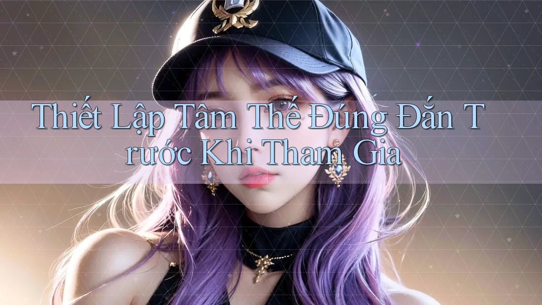 Thiết Lập Tâm Thế Đúng Đắn Trước Khi Tham Gia
