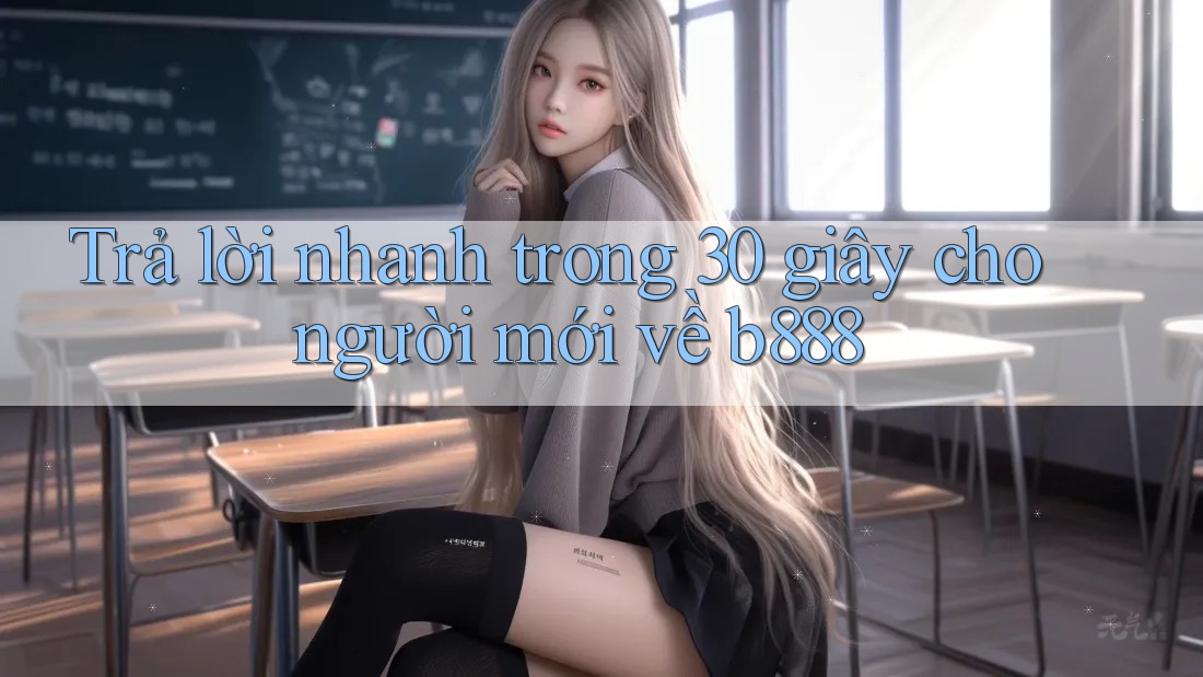 Trả lời nhanh trong 30 giây cho người mới về b888